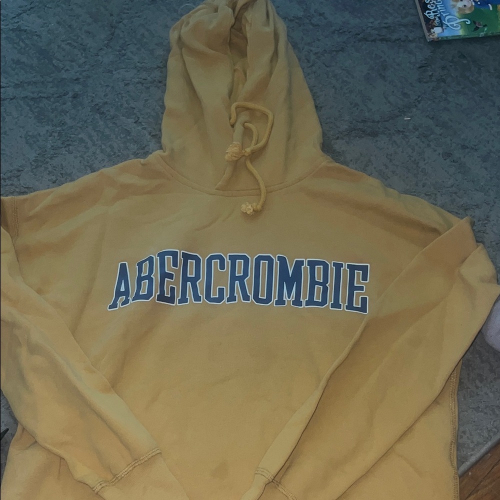 Abercrombie & Fitch Mustard Yellow Hoodie